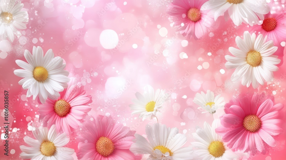 Daisy Flower Background Generative Ai Daisy Flower Background Generative Ai