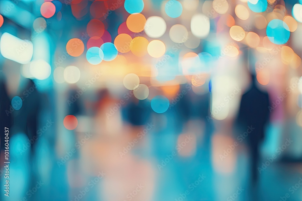 Abstract blur of city lights and people. Ideal for depicting busy urban life, backgrounds, and themes of motion and energy. Abstract blur of city lights and people. Ideal for depicting busy urban life, backgrounds, and themes of motion and energy.