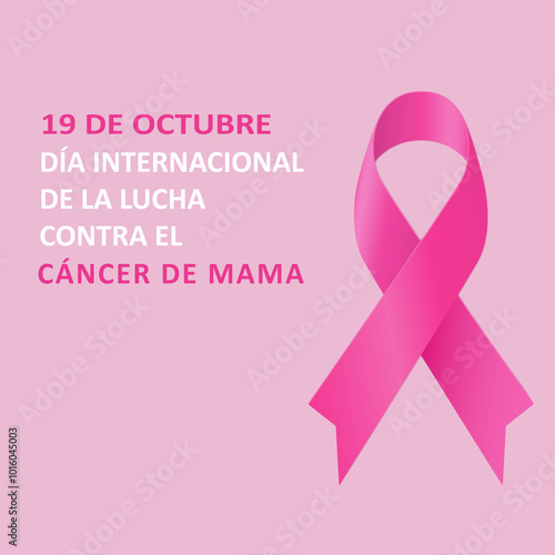 Dia internacional de la lucha contra el cancer de mama photo