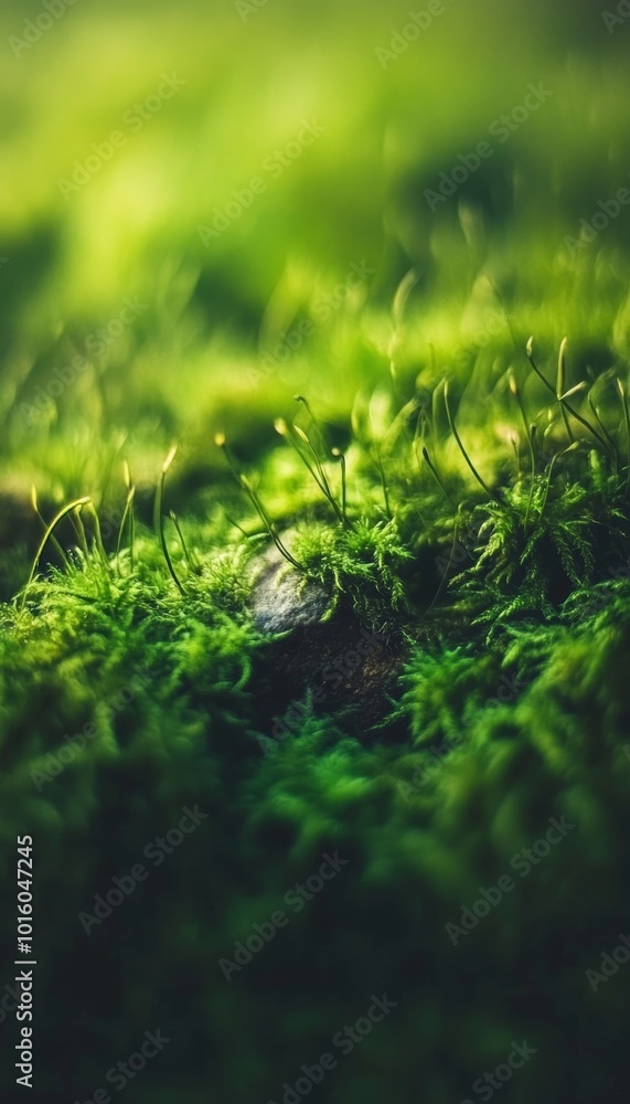 Green Velvet Close Up of Vibrant Moss Covering Forest Floor, Natural Background Texture Green Velvet Close Up of Vibrant Moss Covering Forest Floor, Natural Background Texture