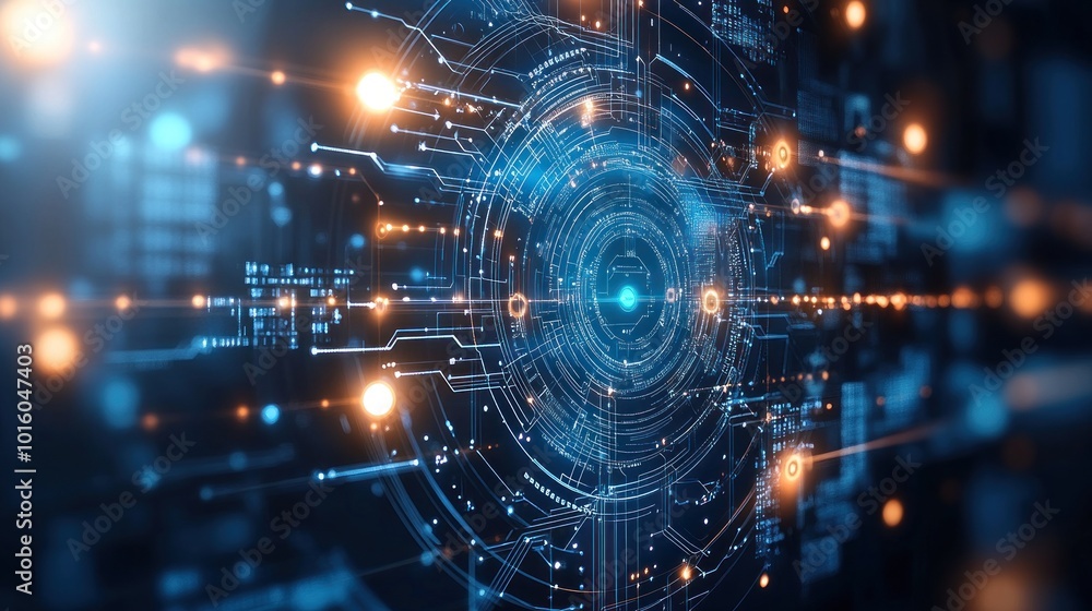 Obraz premium Abstract Technology Background