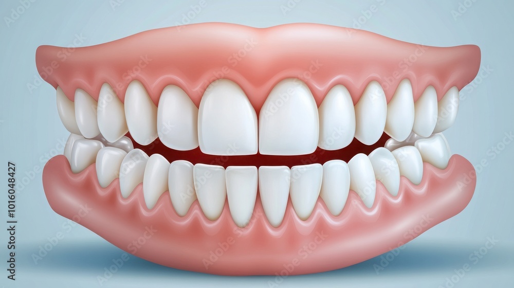 A realistic vector showcasing bright, healthy white teeth with a protective fluoride layer, symbolizing decay prevention and overall dental health. A realistic vector showcasing bright, healthy white teeth with a protective fluoride layer, symbolizing decay prevention and overall dental health.