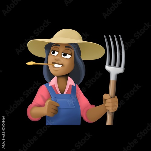 Farmer Emoji