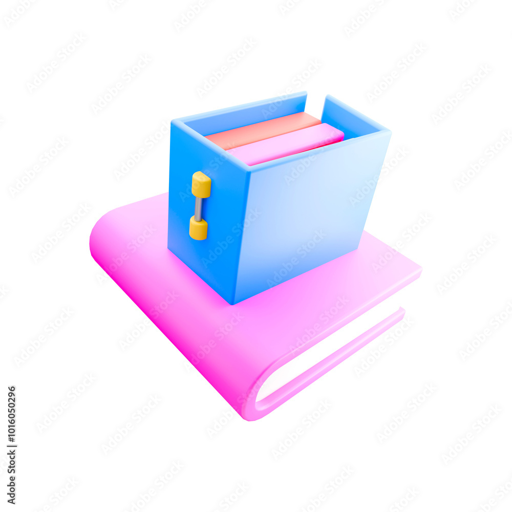 3d blue folder icon with no background 3d blue folder icon with no background