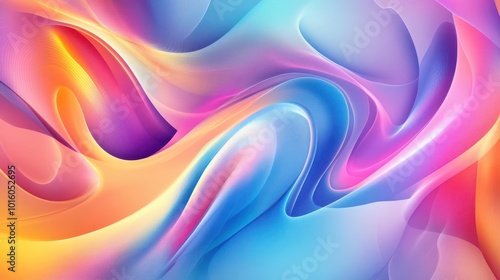 Colorful abstract background with vibrant colors and flowing shapes, creating an artistic wallpaper design