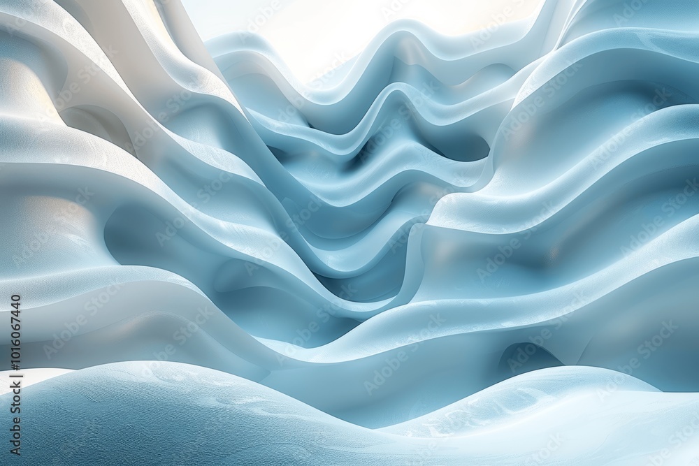 Futuristic Blue and White 3D Background for Product Presentation Futuristic Blue and White 3D Background for Product Presentation