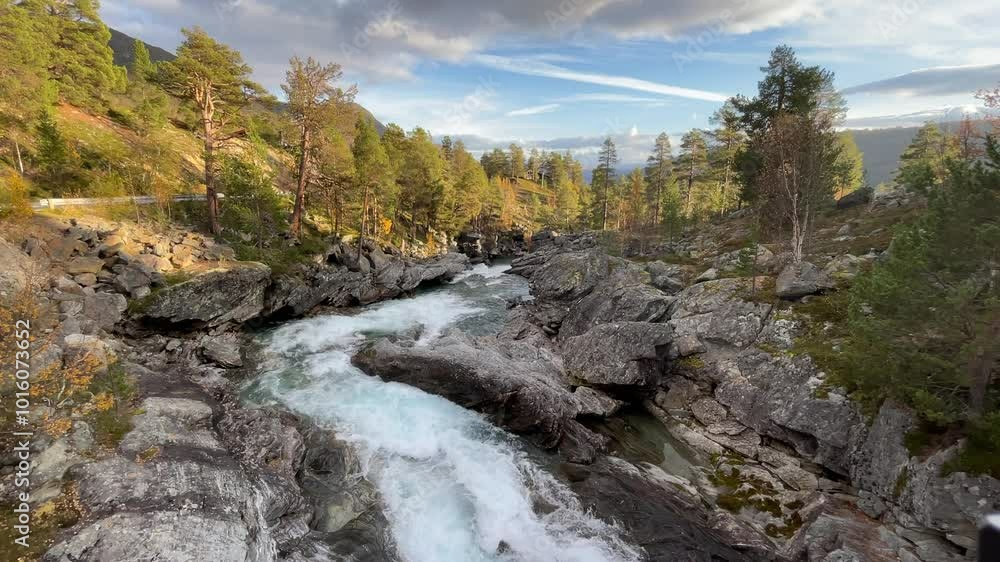 Fluss in Norwegen Fluss in Norwegen