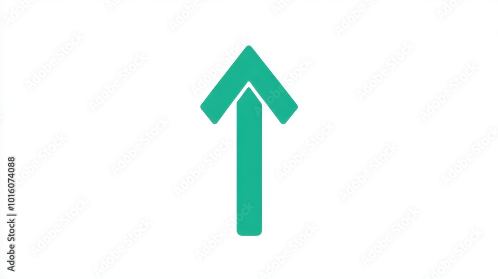 A green arrow pointing upwards. This icon is often used to represent uploading, upgrading, or growth. A green arrow pointing upwards. This icon is often used to represent uploading, upgrading, or growth.
