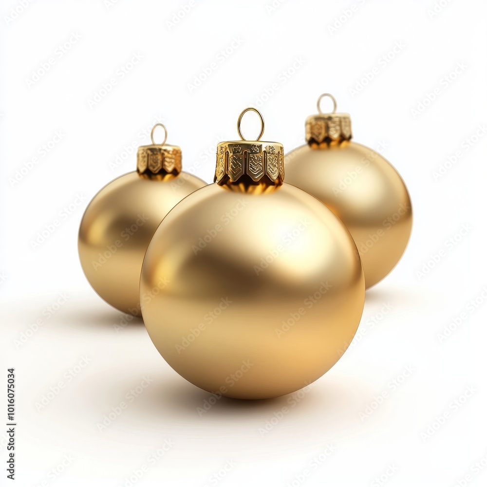 Christmas Gold Bauble as Design Element Christmas Gold Bauble as Design Element