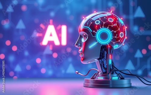 Blue Tech Background: Virtual Connection and Media Integration