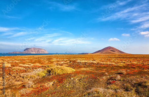 Montana Bermeja, La Graciosa, Lanzarote, Canary Islands, Spain, Europe. photo