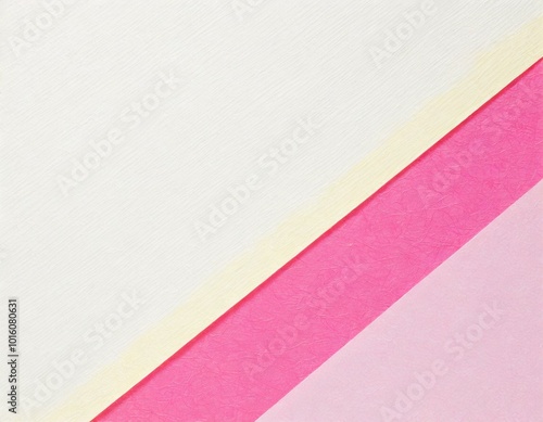 春をイメージした優雅な和紙（桃色）