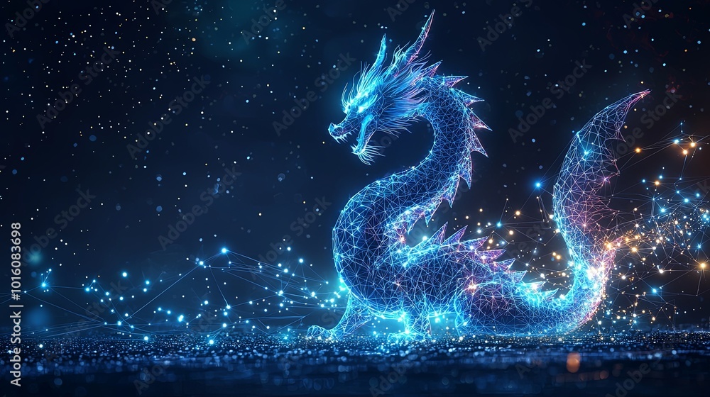A luminescent dragon exudes a breathtaking glow, highlighted by its spectral form. The draconic creature conveys an ethereal glow amidst a mystical space. A luminescent dragon exudes a breathtaking glow, highlighted by its spectral form. The draconic creature conveys an ethereal glow amidst a mystical space.