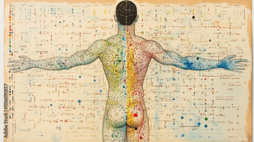 Comprehensive Chart of Acupuncture Points Overview