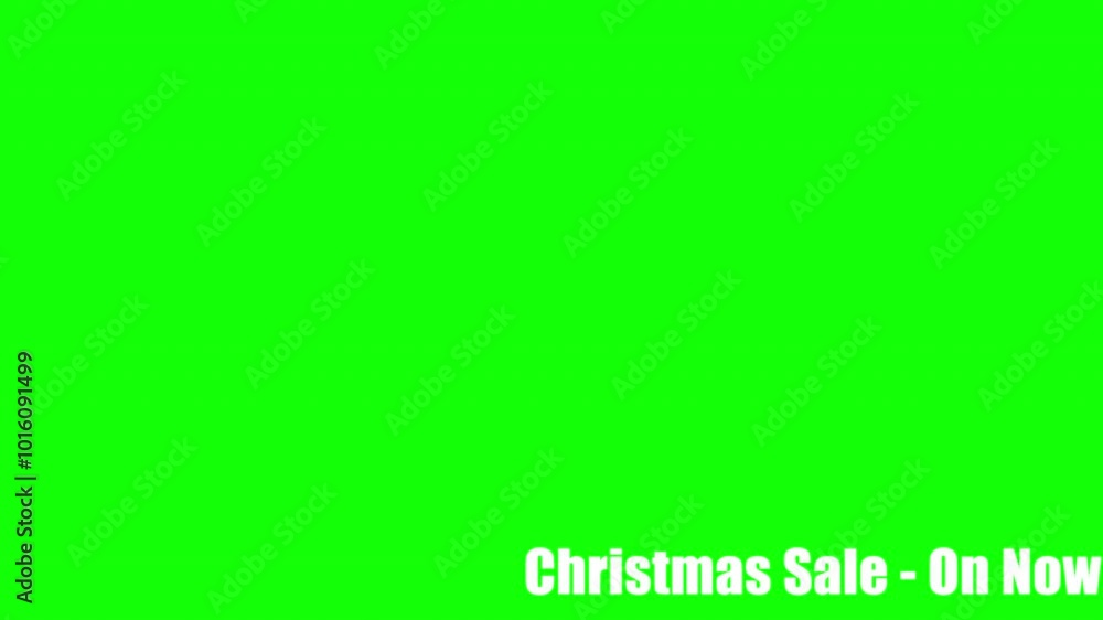 Christmas Sale On Now. Bottom of screen ticker. Green Screen. Christmas Sale On Now White Text. White Text animation on Green Background. Big Sale. Discount. Special Offer. Christmas Sale On Now. Bottom of screen ticker. Green Screen. Christmas Sale On Now White Text. White Text animation on Green Background. Big Sale. Discount. Special Offer.