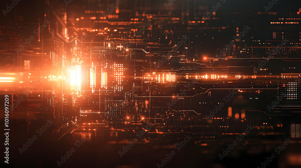 Abstract Digital Circuitry Background Abstract Digital Circuitry Background