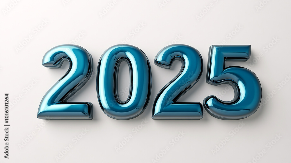 2025 in blue font, isolated on white, new year 2025 2025 in blue font, isolated on white, new year 2025