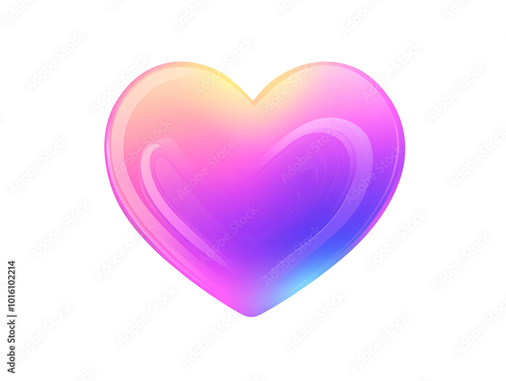 a colorful heart with a white background a colorful heart with a white background