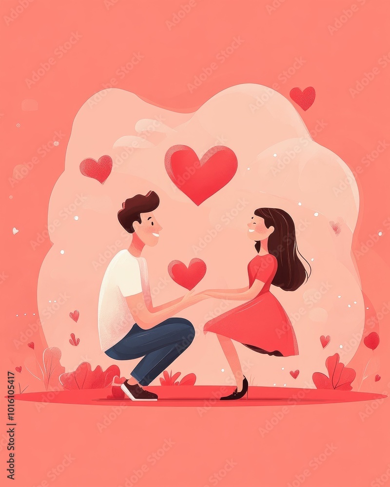 Happy Propose Day social media post template design background Happy Propose Day social media post template design background