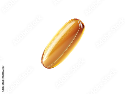 a yellow oval object with a white background