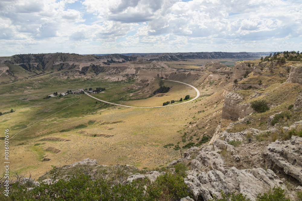 Naklejka premium Scotts Bluff National Monument, Nebraska 