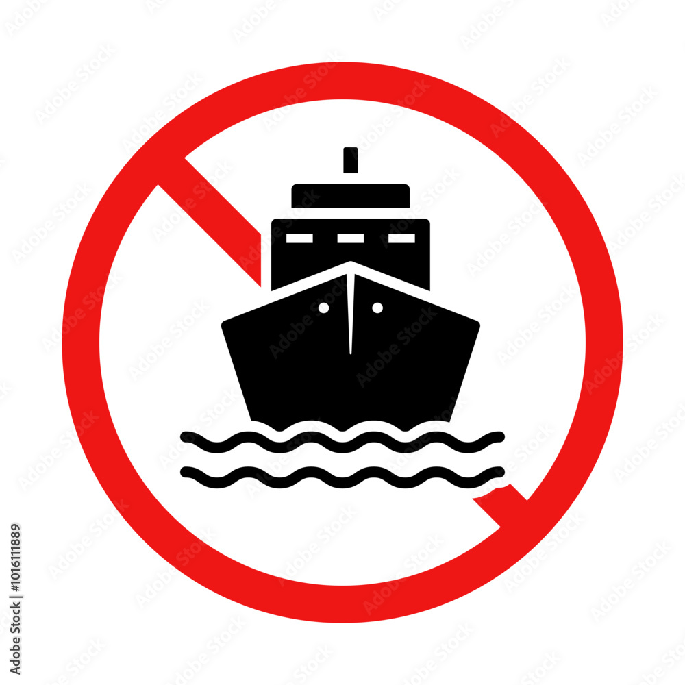 NoSailboatSignonWhiteBackground NoSailboatSignonWhiteBackground