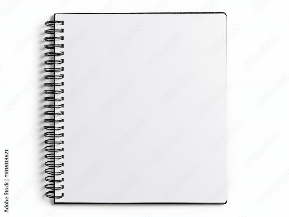 Blank spiral notebook for creative design or office use - perfect for planning and journaling Blank spiral notebook for creative design or office use - perfect for planning and journaling