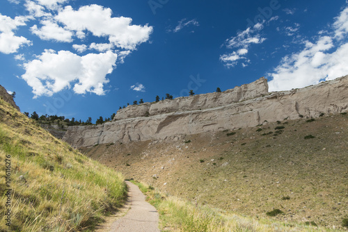 Hiking trail at Scotts Bluff National Monument, Nebraska