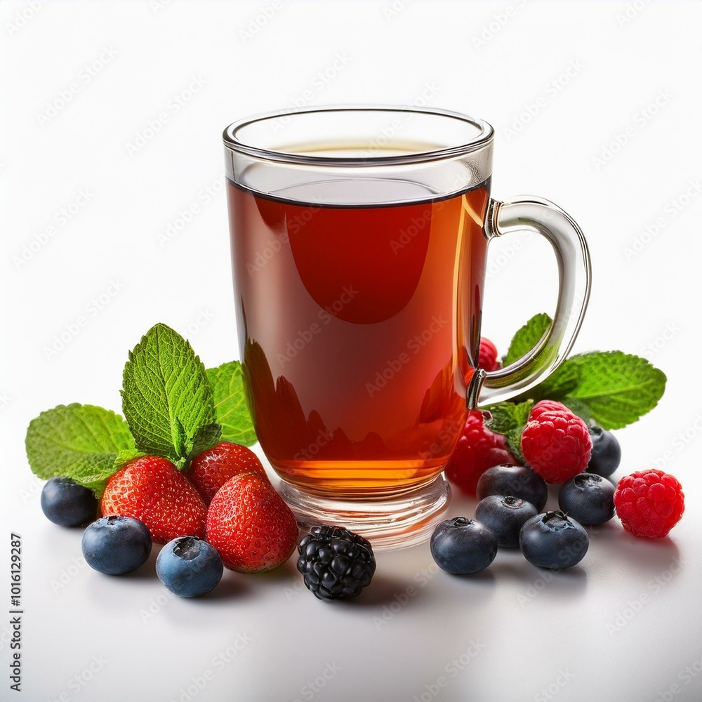 tea with berries tea with berries