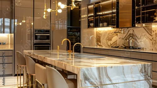 photograph of A luxury bathroom with heated floors, a towel warmer, and a built-in sound system, offering comfort and indulgence in a high-end setting.