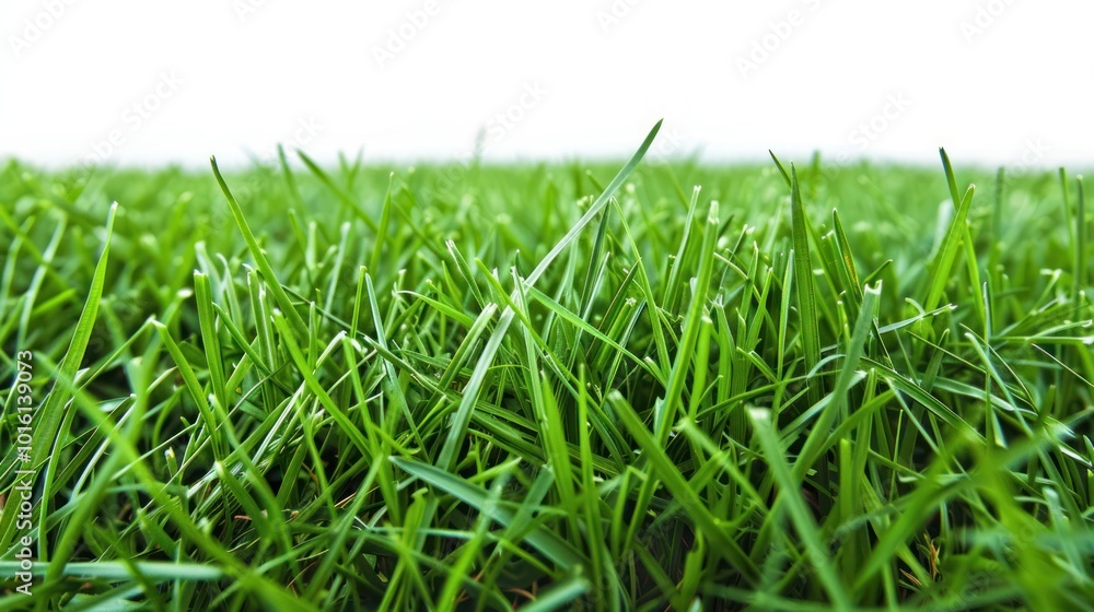 Close-up of Lush Green Grass Blades Close-up of Lush Green Grass Blades
