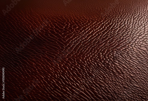 detailed close high quality luxurious leather grain highlighting rich textures subtle variations, artisanal, brand, new, custom, best, sustainable photo