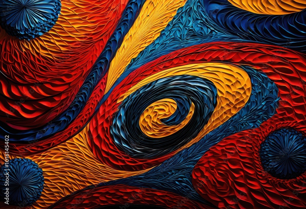 exploration dynamic patterns featuring vibrant color compositions vivid ...