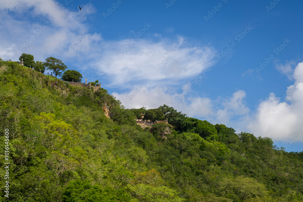 Nice view of Altos de Chavón a tourist attraction, a re-creation of a 16th century Mediterranean–style village, located a top of the Chavón River in the city of La Romana, Dominican Republic Nice view of Altos de Chavón a tourist attraction, a re-creation of a 16th century Mediterranean–style village, located a top of the Chavón River in the city of La Romana, Dominican Republic