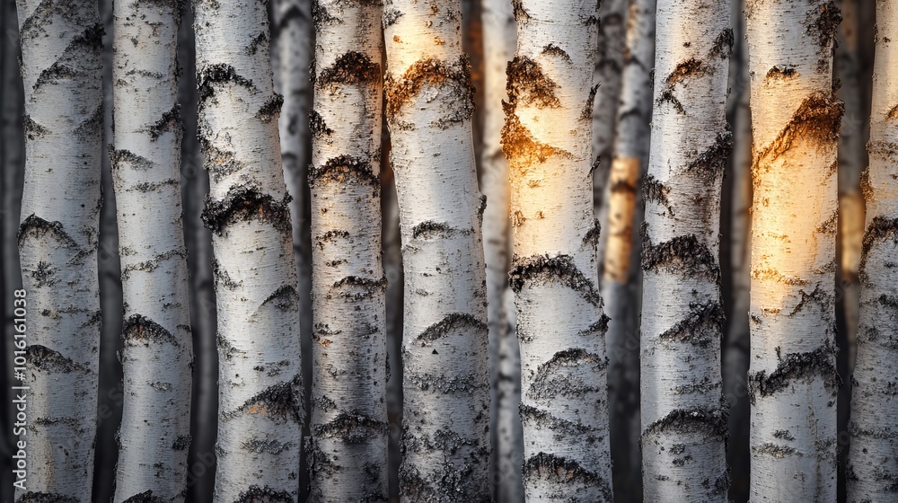 Birch Tree Bark Patterns with Alternating Colors Birch Tree Bark Patterns with Alternating Colors