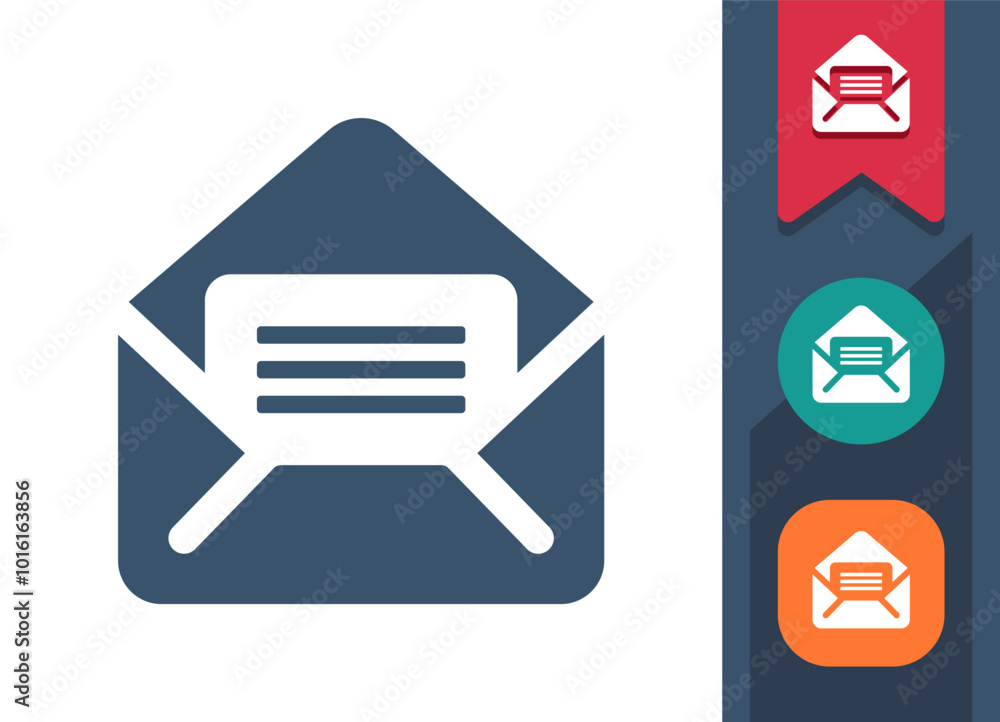 Letter, Envelope, Mail, Message Icon Letter, Envelope, Mail, Message Icon