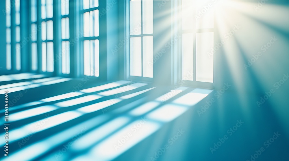 Bright Sunlight Streaming Through a Window Bright Sunlight Streaming Through a Window