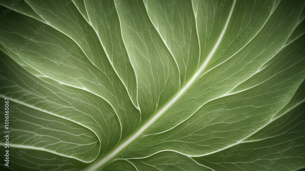 Close-up of a vibrant green leaf with intricate veins, showcasing the natural beauty and texture of plant life. Ideal for backgrounds, nature themes, and organic designs Close-up of a vibrant green leaf with intricate veins, showcasing the natural beauty and texture of plant life. Ideal for backgrounds, nature themes, and organic designs