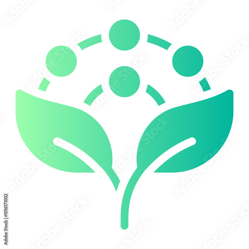 antioxidant gradient icon