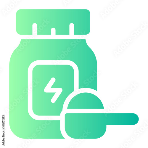 whey protein gradient icon