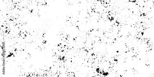 Black grainy texture isolated on white background. cosmic background wall background aquarelle painted spit on wall spray paint watercolor
