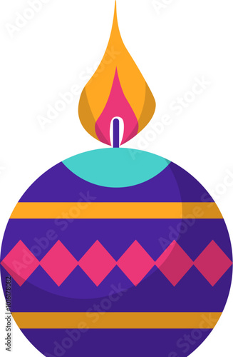 
Modern Diwali festival flat elements illustration and icon set for graphic and web design template or deepavali firecrackers, Diwali firecrackers flat vector,
