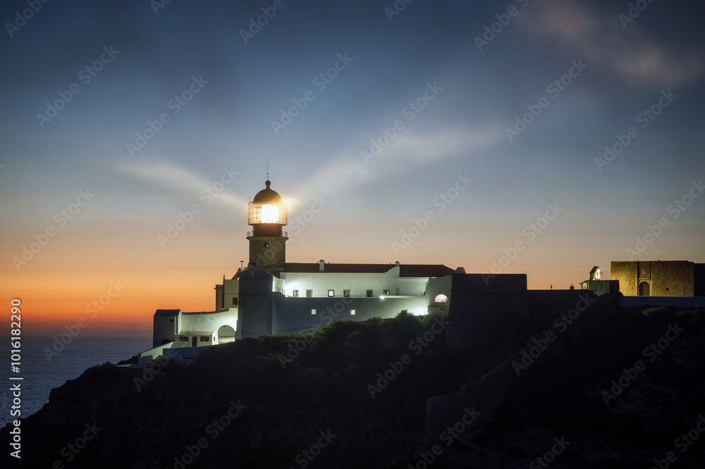Cabo De Sao Vincente on sunset Cabo De Sao Vincente on sunset