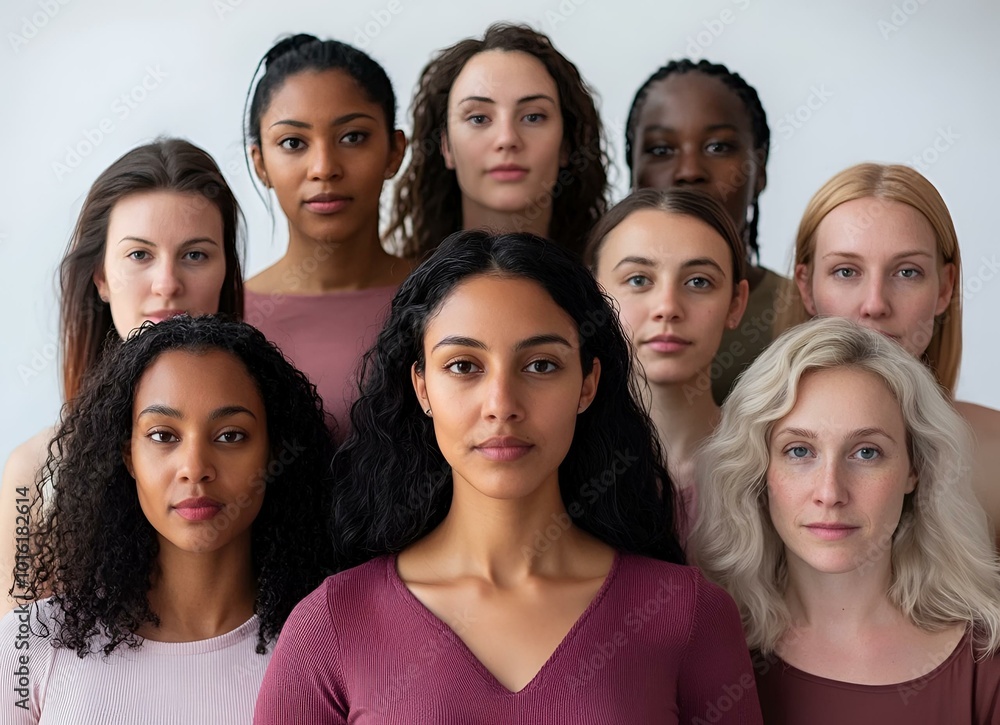Diverse Group of Unidentifiable Individuals Standing Together - Concept of Anonymity and Unity. Diverse Group of Unidentifiable Individuals Standing Together - Concept of Anonymity and Unity.