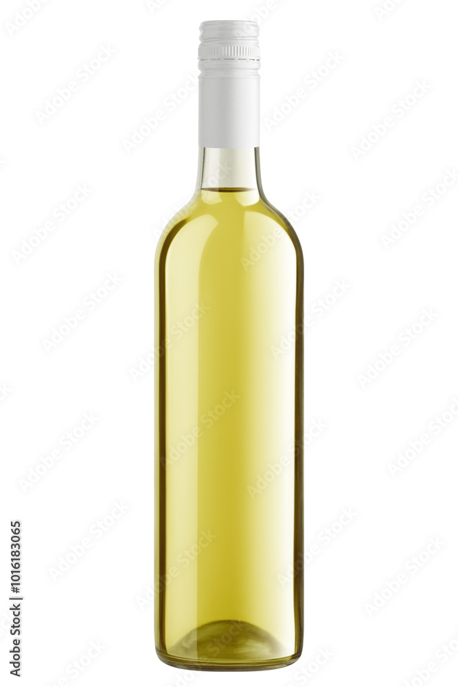Wine Bottle isolated on white background, full depth of field Wine Bottle isolated on white background, full depth of field