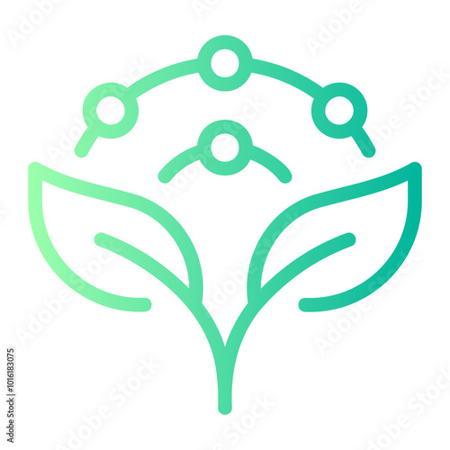 antioxidant gradient icon