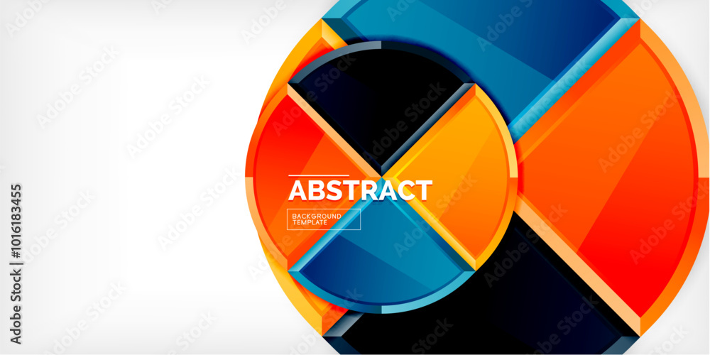 Glossy circles geometric background. Vector Illustration For Wallpaper, Banner, Background, Card, Book Illustration, landing page Glossy circles geometric background. Vector Illustration For Wallpaper, Banner, Background, Card, Book Illustration, landing page