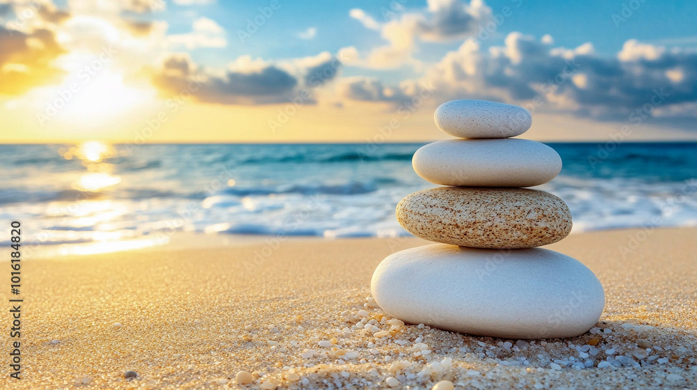 close-up of smooth rocks resting on sandy beach. The soft blur in the background symbolizes tranquility and timelessness, highlighting the enduring beauty of nature's simple elements close-up of smooth rocks resting on sandy beach. The soft blur in the background symbolizes tranquility and timelessness, highlighting the enduring beauty of nature's simple elements