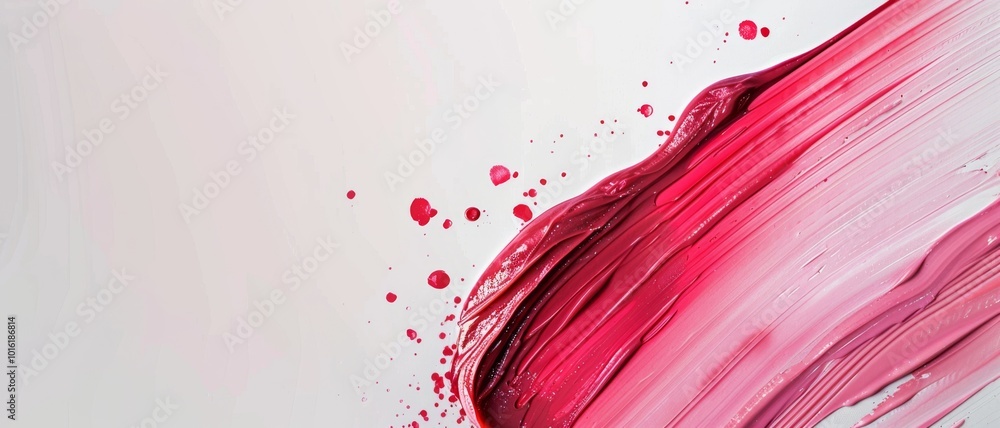 A dynamic swirl of vibrant pink paint across a white canvas, capturing a moment of creative expression and artistic flair. A dynamic swirl of vibrant pink paint across a white canvas, capturing a moment of creative expression and artistic flair.