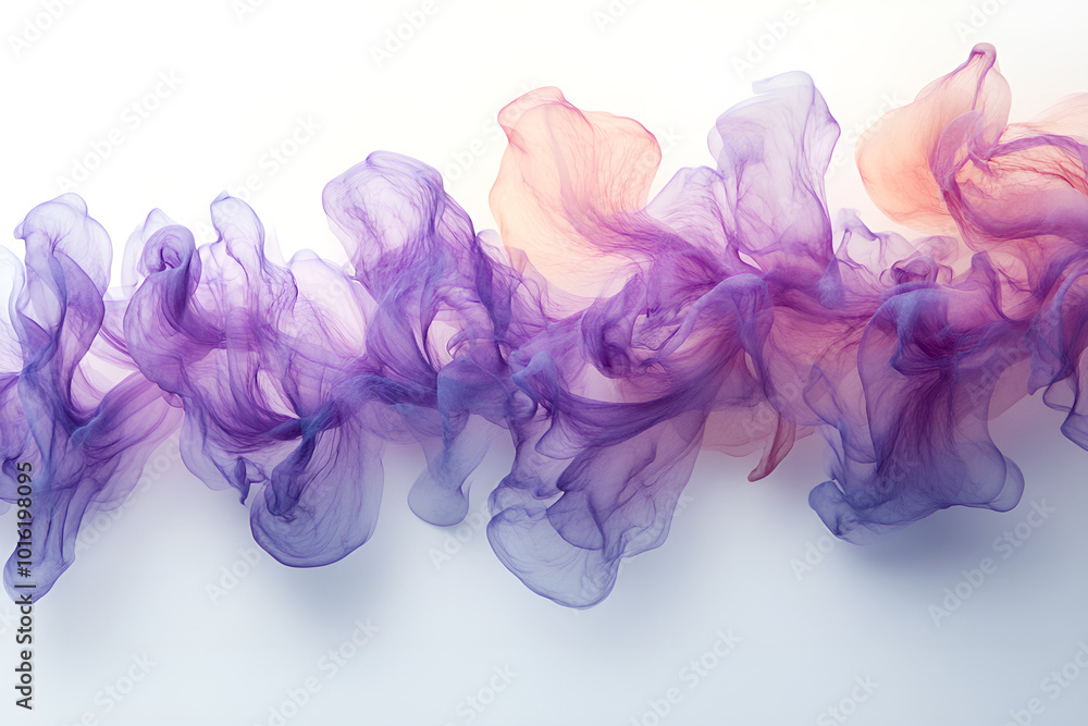 a purple and orange smoke
a purple and orange smoke